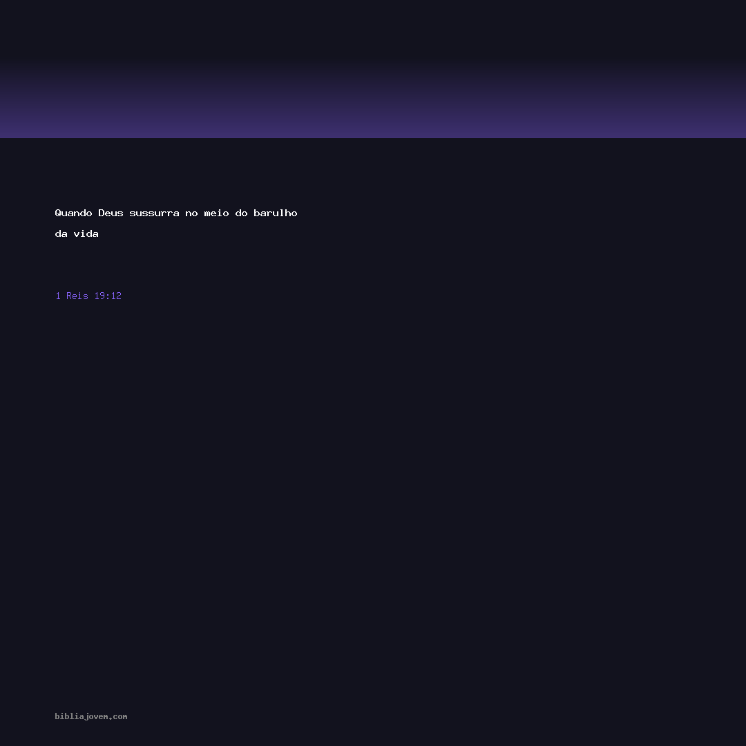 1 Reis 19:12
